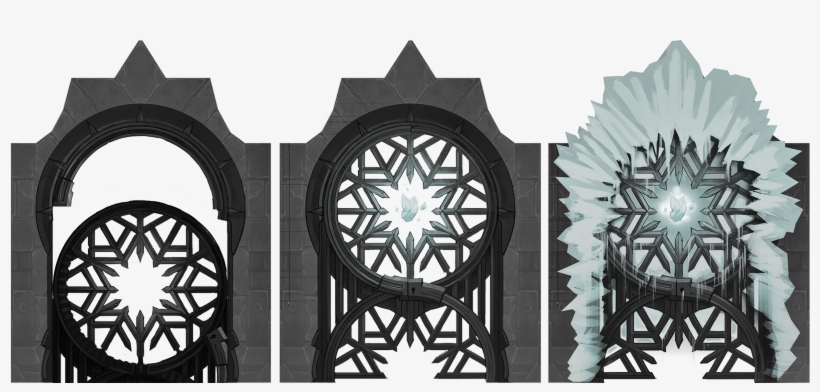 The Glacial Door Is One Of The Toughest Doors In The - Magic Door Game, transparent png