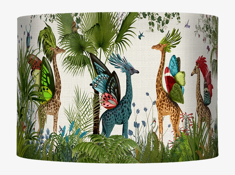 /img/sku476766 - East Urban Home 'tropical Giraffe Ii' Graphic Art Print, transparent png