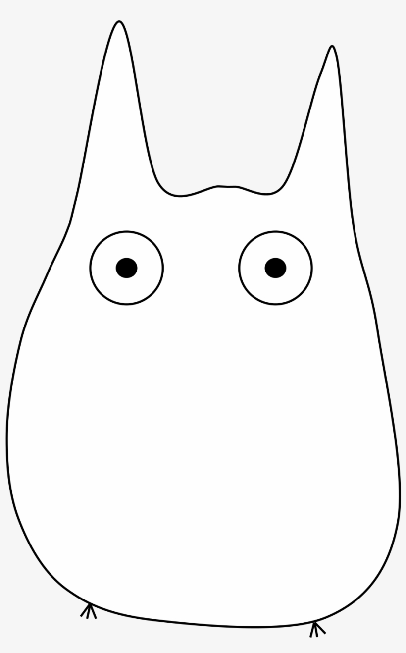 Open - White Totoro Png, transparent png