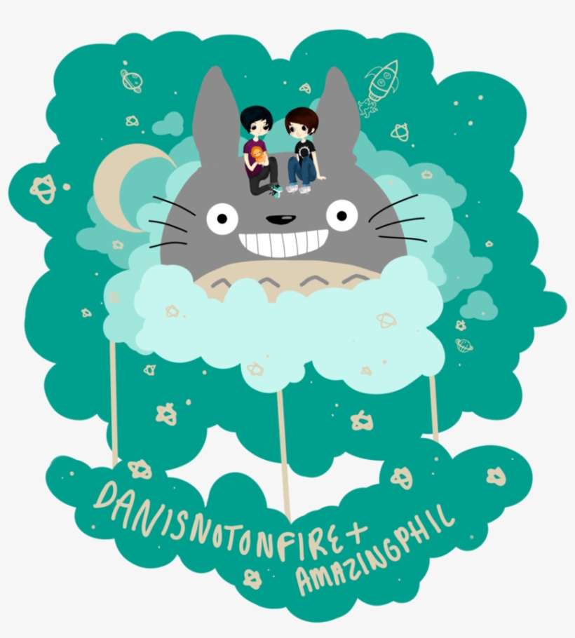 My Neighbor Totoro Full Hd Wallpaper And Background - Dan And Phil Prints, transparent png