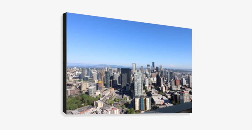 Seattle By Space Needle 1 Canvas Print - Seattle, transparent png