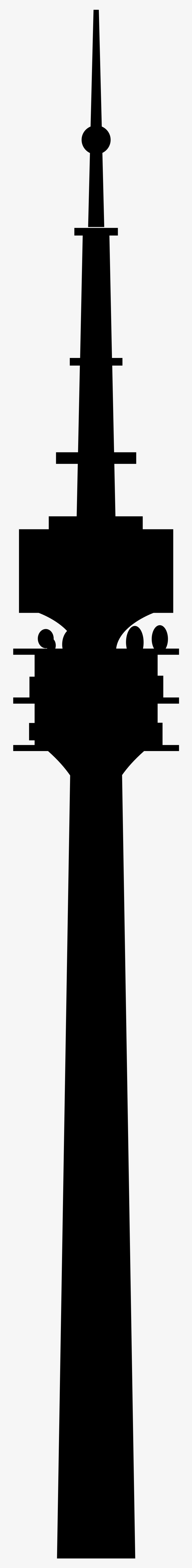 Filekontur Olympiaturm - Silhouette, transparent png