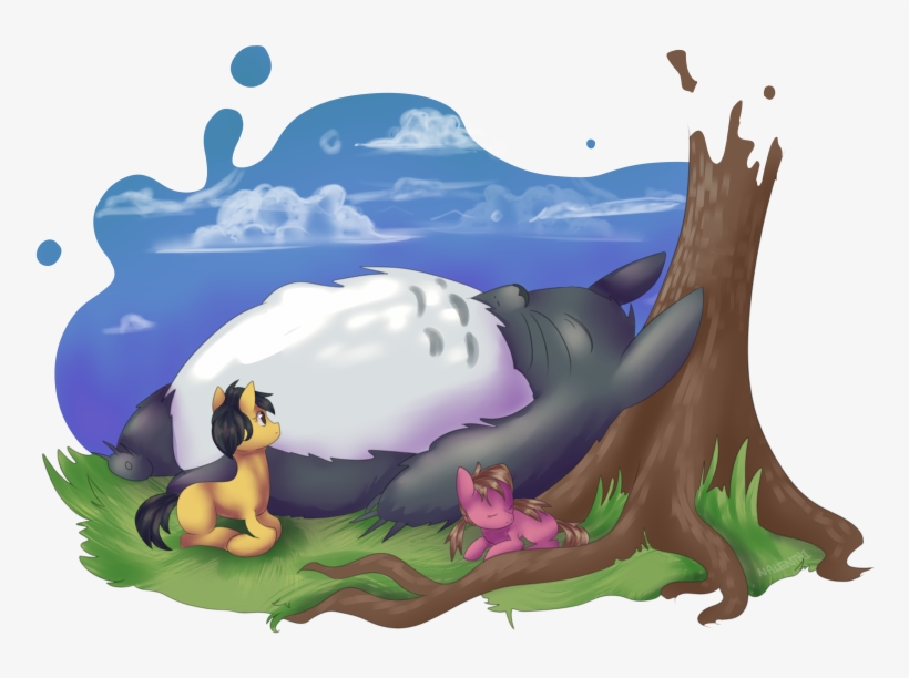 Nalenthi, Eyes Closed, Fluffy, Mei Kusakabe, My Neighbor - Illustration, transparent png