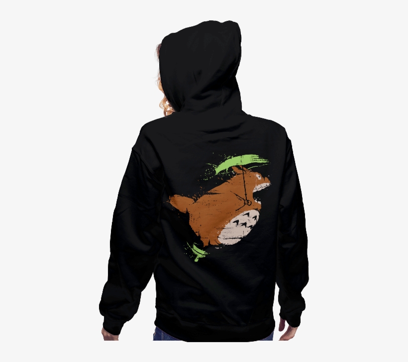 Totoro Fly - Halloween Ugly Sweater, transparent png