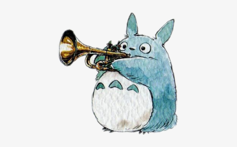 My Neighbor Totoro Totoro Trumpet Studio Ghibli - Iphone 5 Case, Iphone 5s Case, Custom Design Arsenal, transparent png