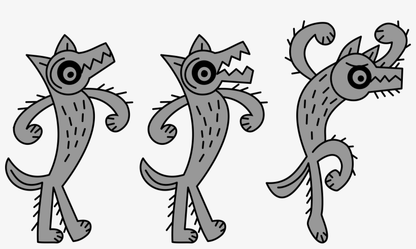 Gray Wolf Download Computer Icons Drawing - Goat Vs Wolf Clipart, transparent png