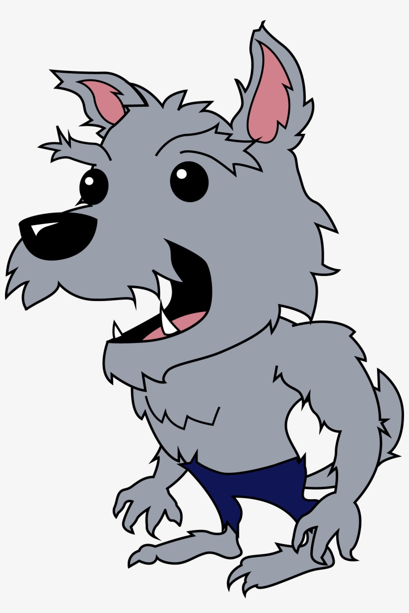 Cartoon Werewolf Png Jpg Transparent Library - Clip Art Werewolf, transparent png