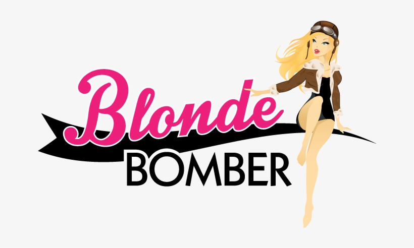Blondebomber Pinuplogo Web - Cartoon, transparent png