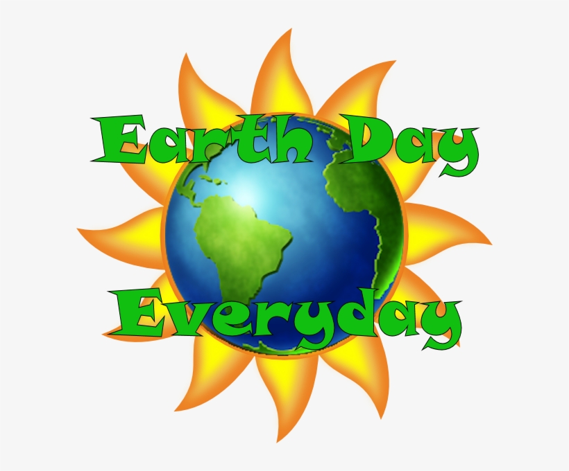 Earth Day Every Day - Sun Clip Art, transparent png
