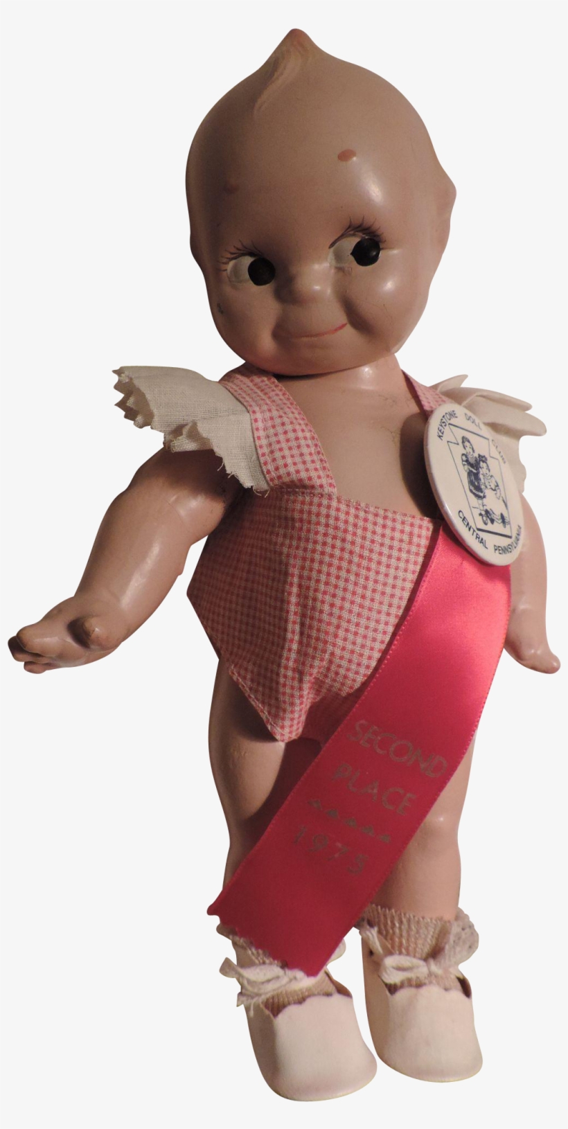 Cameo Kewpie Original With Prize Ribbon From - Doll, transparent png