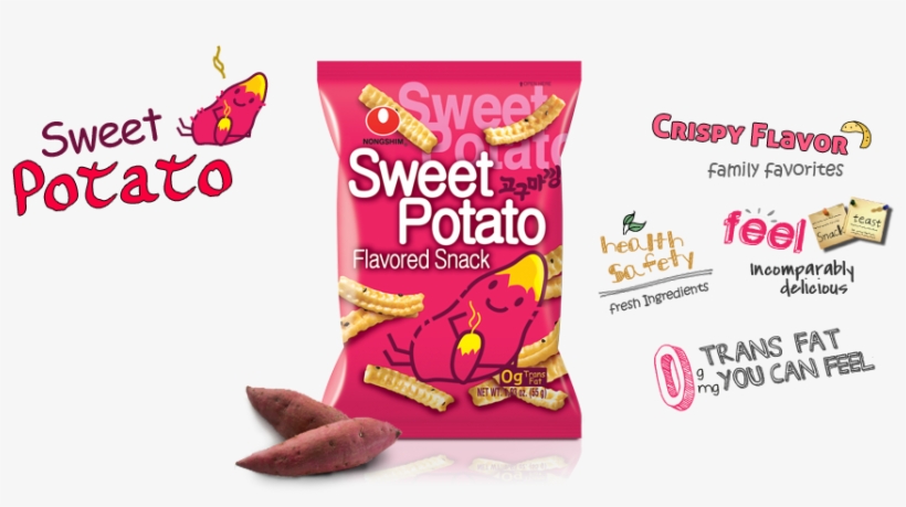Img Snack Main 02 - Nong Shim Sweet Potato Snack, transparent png