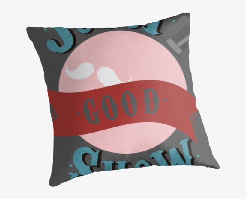 "jolly Good Show" Throw Pillows Kershawdesign Redbubble - Good Luck, transparent png