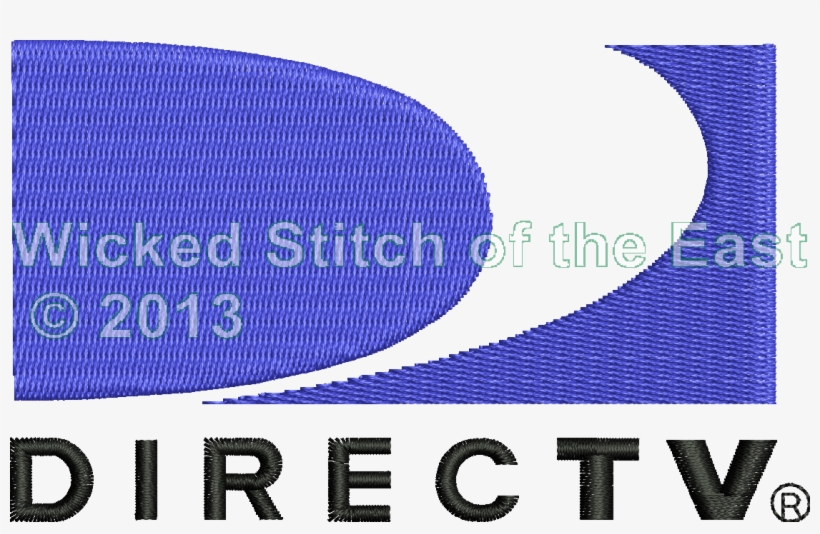 Digitized Embroidery Design-directv - Directv, transparent png