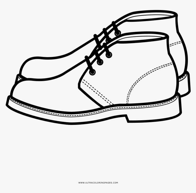 Boot Coloring Page Pages - Line Art, transparent png