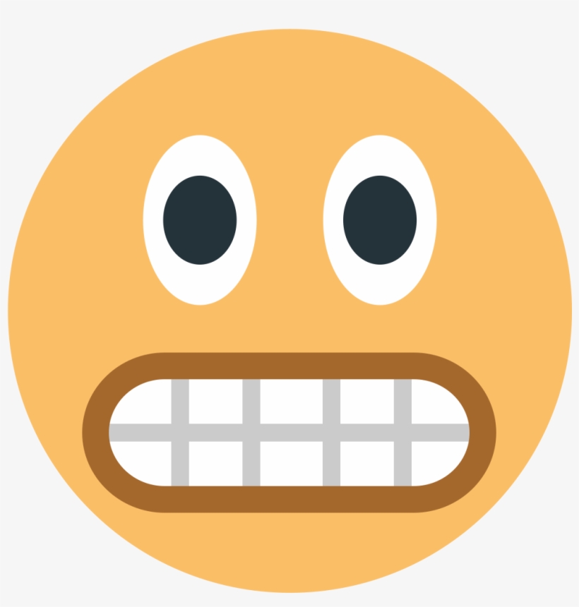 File - Emojione1 1f62c - Svg - Emoticon, transparent png