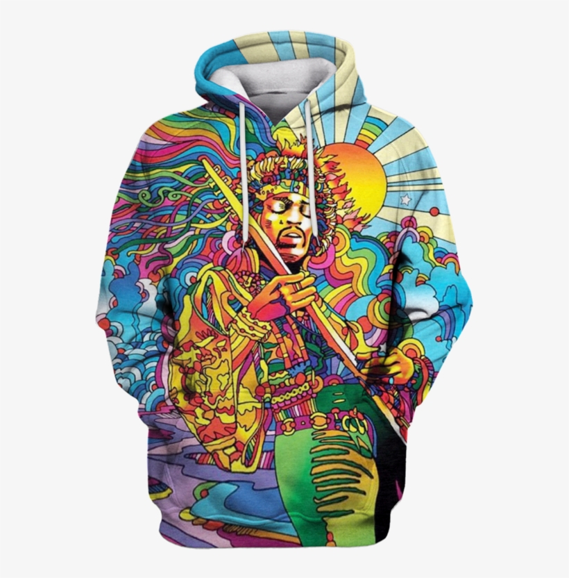 3d Jimi Hendrix Full Print T Shirt - Jimmy Hendrix Mosaico, transparent png
