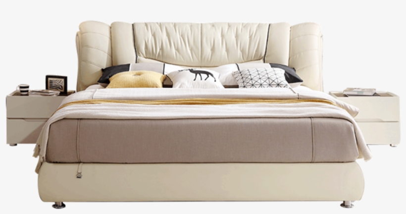 Clipart Royalty Free Library Nightstand Frame Furniture - Double Bed Png Hd, transparent png