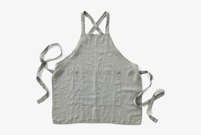 100% Linen Apron Full Length - Apron, transparent png