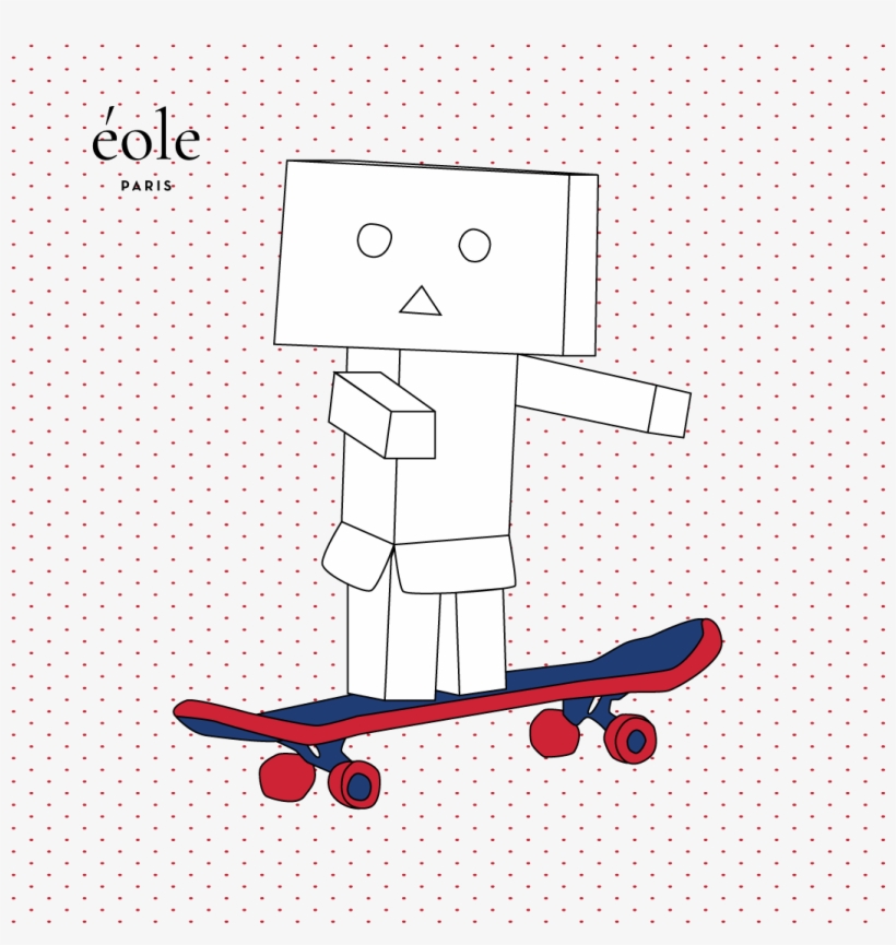Robot Skate White - Skateboarding, transparent png
