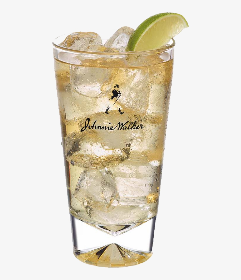 We Recommend Johnnie Walker Black Label And Soda - Johnnie Walker Tall Glass, transparent png