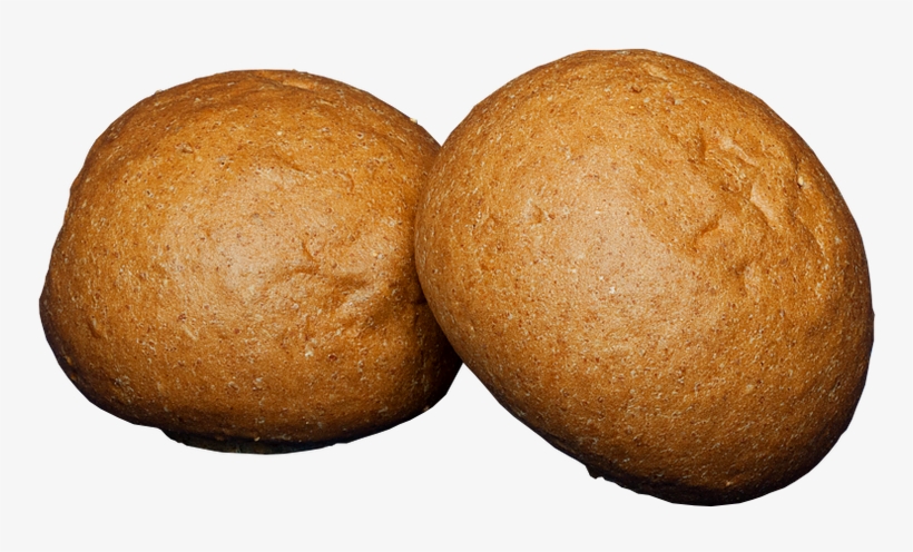 Whole Wheat Bun - Bun, transparent png