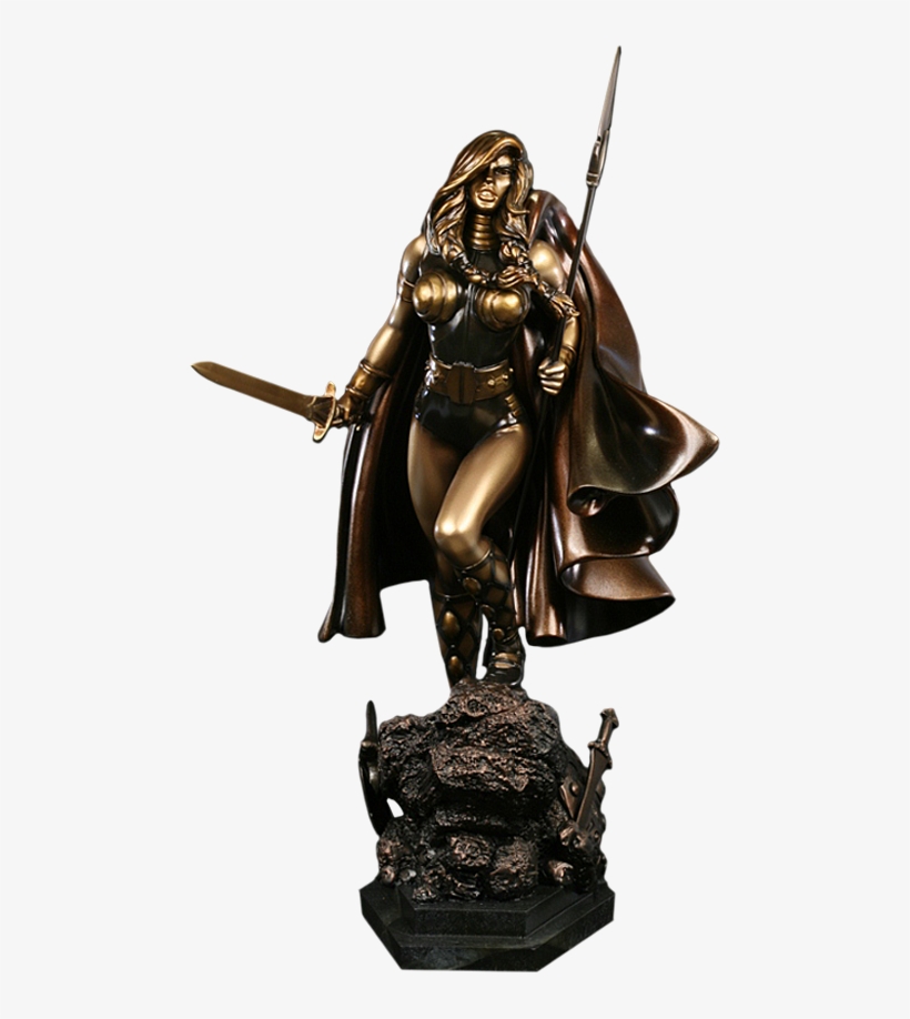 Bowen Designs Valkyrie Polystone Statue - Statue, transparent png