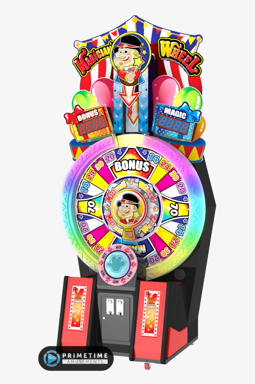 Magician S Wheel Ticket Redemption Arcade Game Magician Wheel 771x1279 Png Download Pngkit