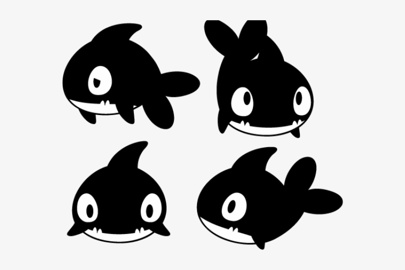 Orca Clipart Chibi, transparent png