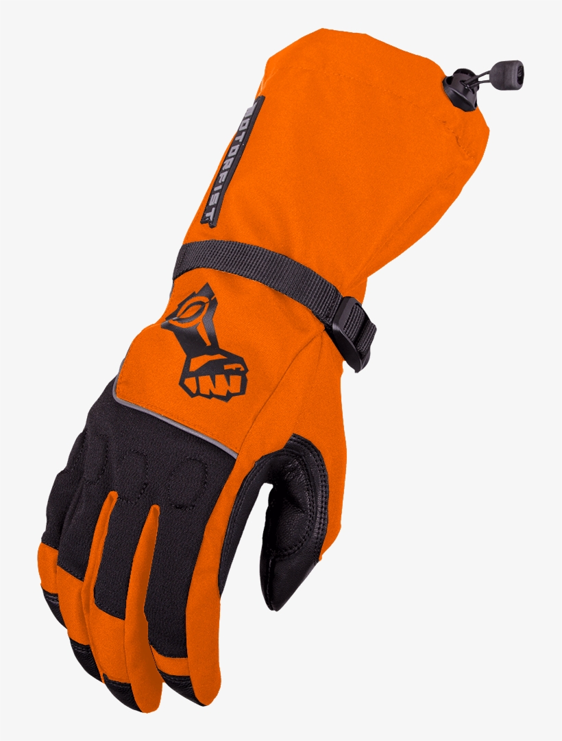 Valkyrie Gloves Orange - Leather, transparent png