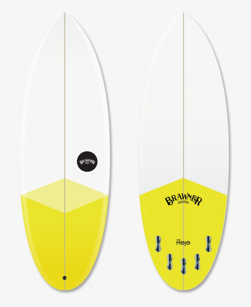 The Mojo Brawner - Surfboard, transparent png
