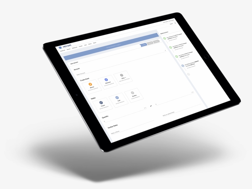 Ipad Deposit Interface Hex Custody - Floor Plan Assets, transparent png