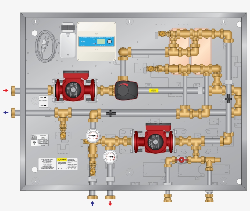 View The Full Image Graphic Of Smp 300mbh Ss Snow Melt - Floor Plan, transparent png