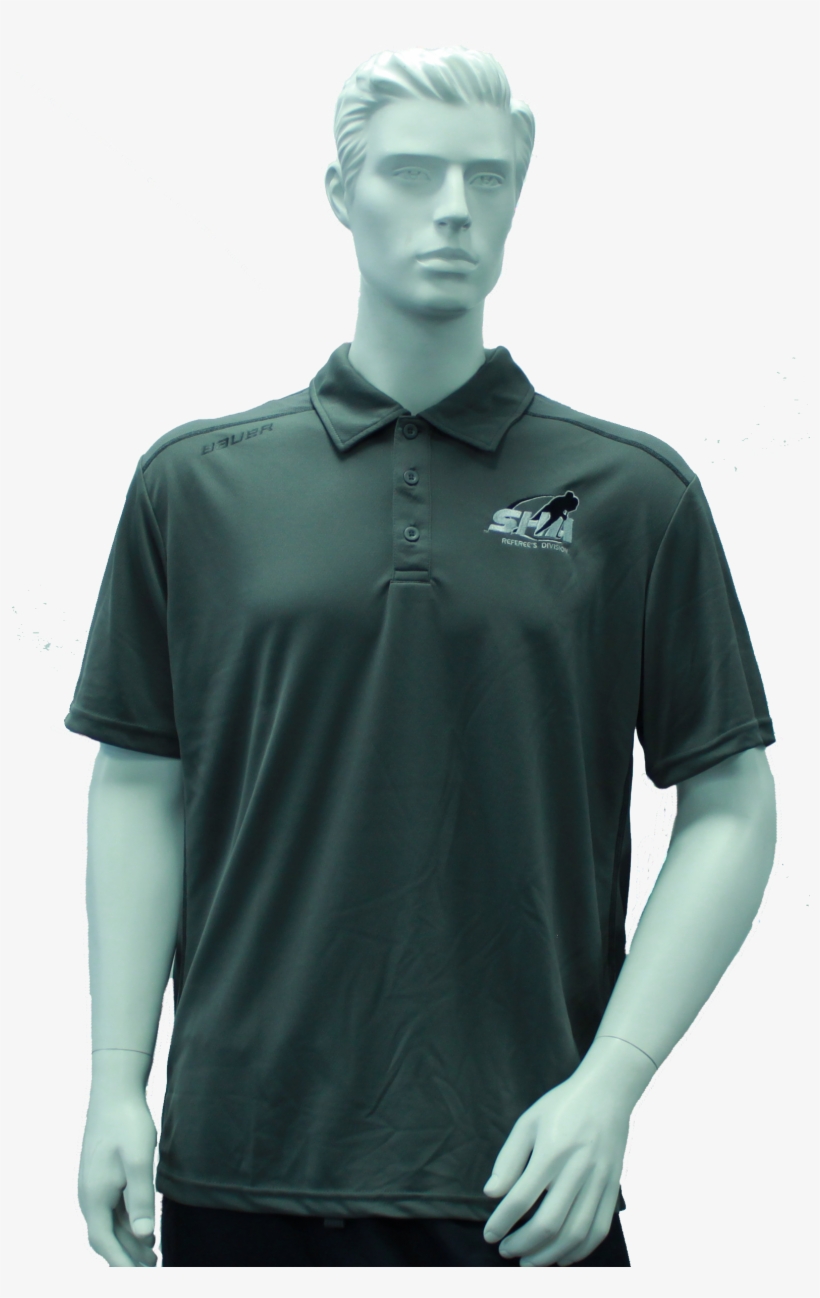 Bauer Polo - Grey - Man, transparent png