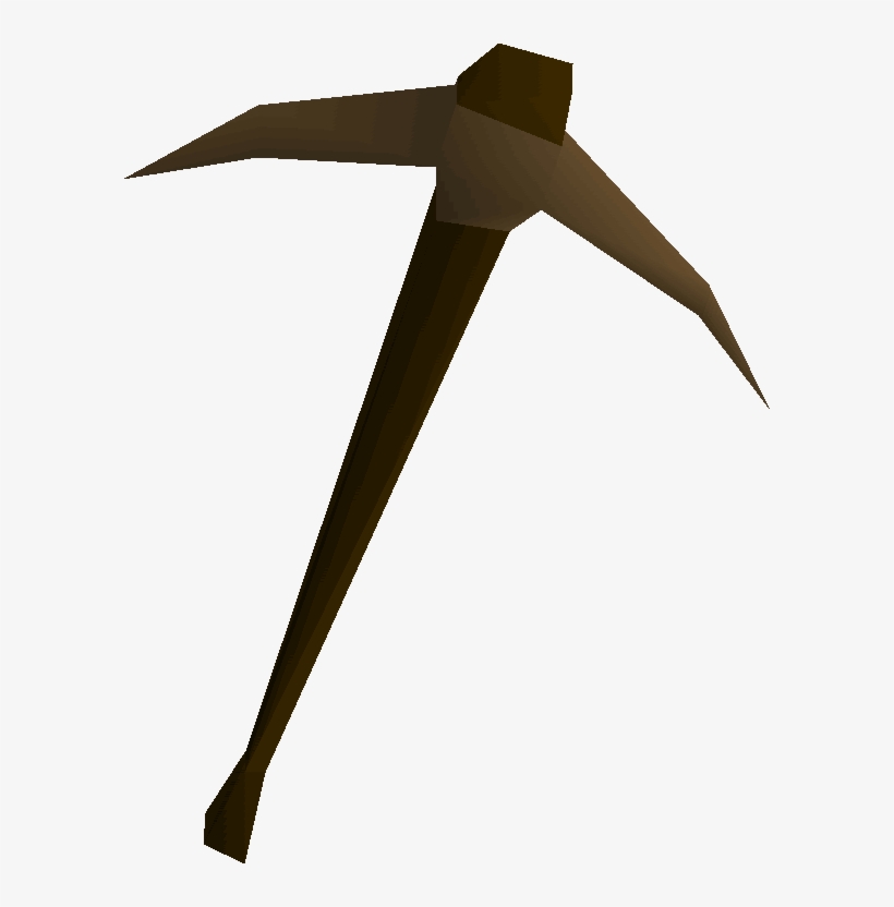 Bronze Pickaxe, transparent png