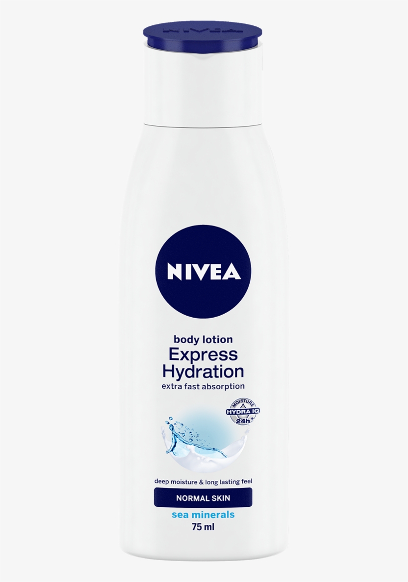 Nivea Whitening Cool Body Lotion, transparent png