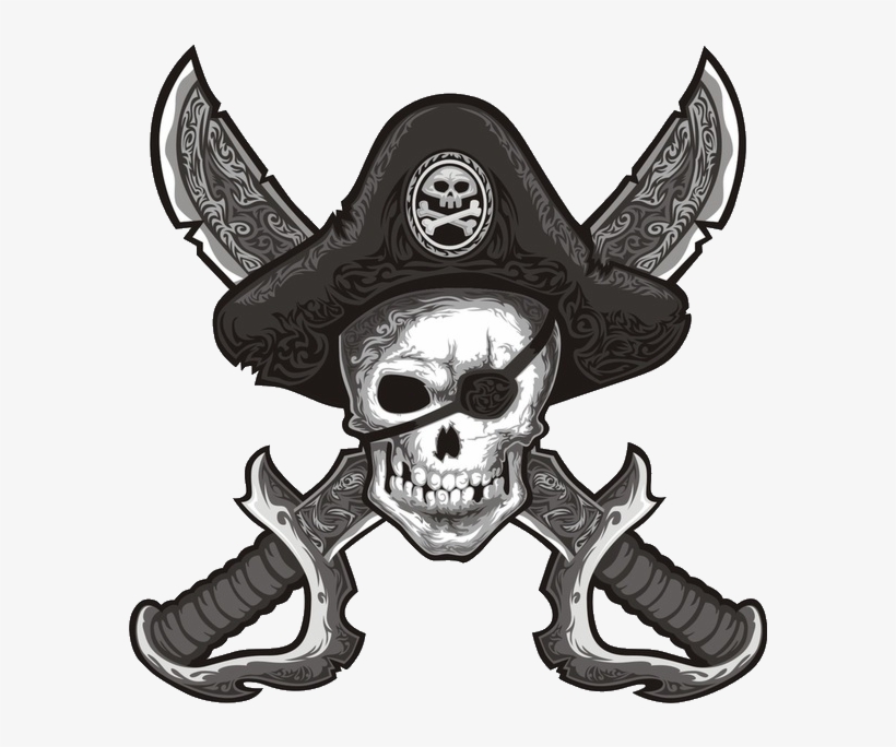 Black Flag Is A Mature Community Based Guild Seeking - Skull And Crossbones With Eye Patch, transparent png