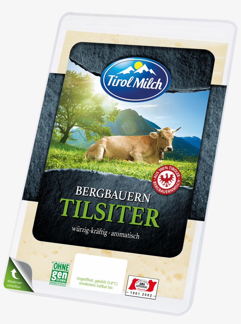 Tiroler Bergtilsiter Cheese Slices 150g - Bison, transparent png