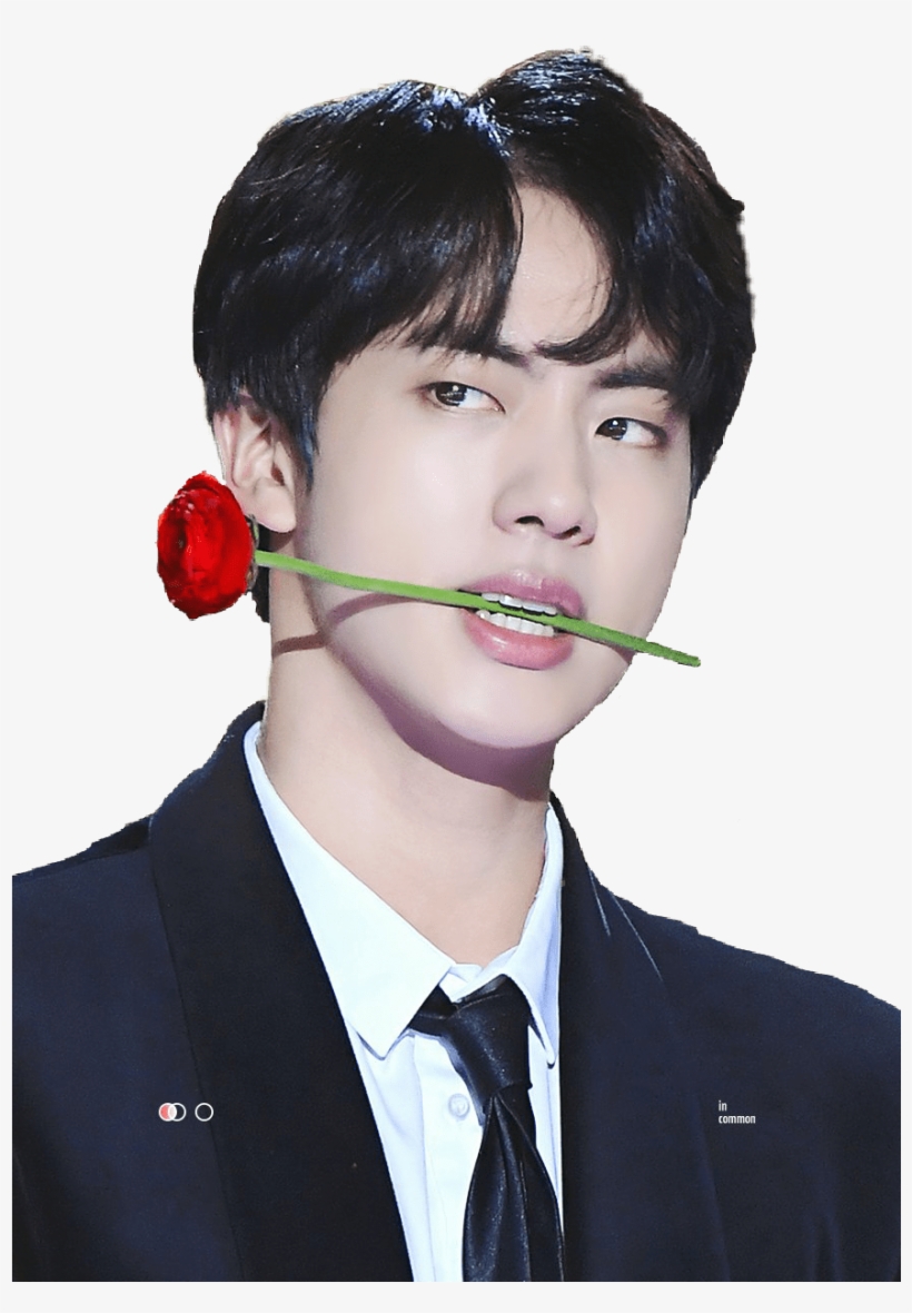 Btsjin Bts Jin Kimseokjin - Bts Jin Rose, transparent png