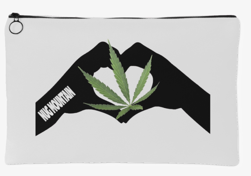 Heart Weed Accessory Pouch From Nug Mountain - Wallet, transparent png