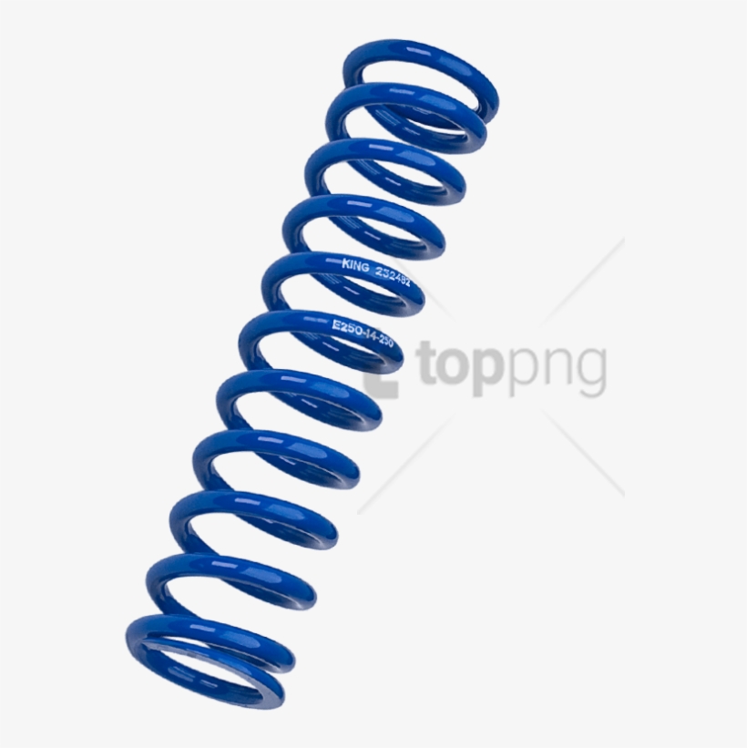 Free Png Spring Png Png Images Transparent - Coilover F 150 Eibach Blue Coil Springs, transparent png