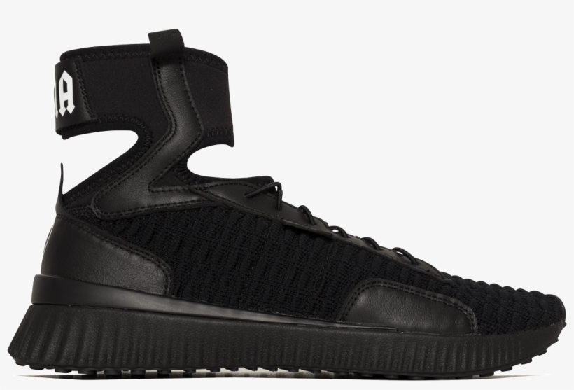 Women's Puma Knitted Trainer Mid - Sneakers, transparent png