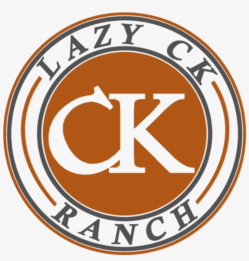 Lazy Ck Ranch Logo Design - Circle, transparent png
