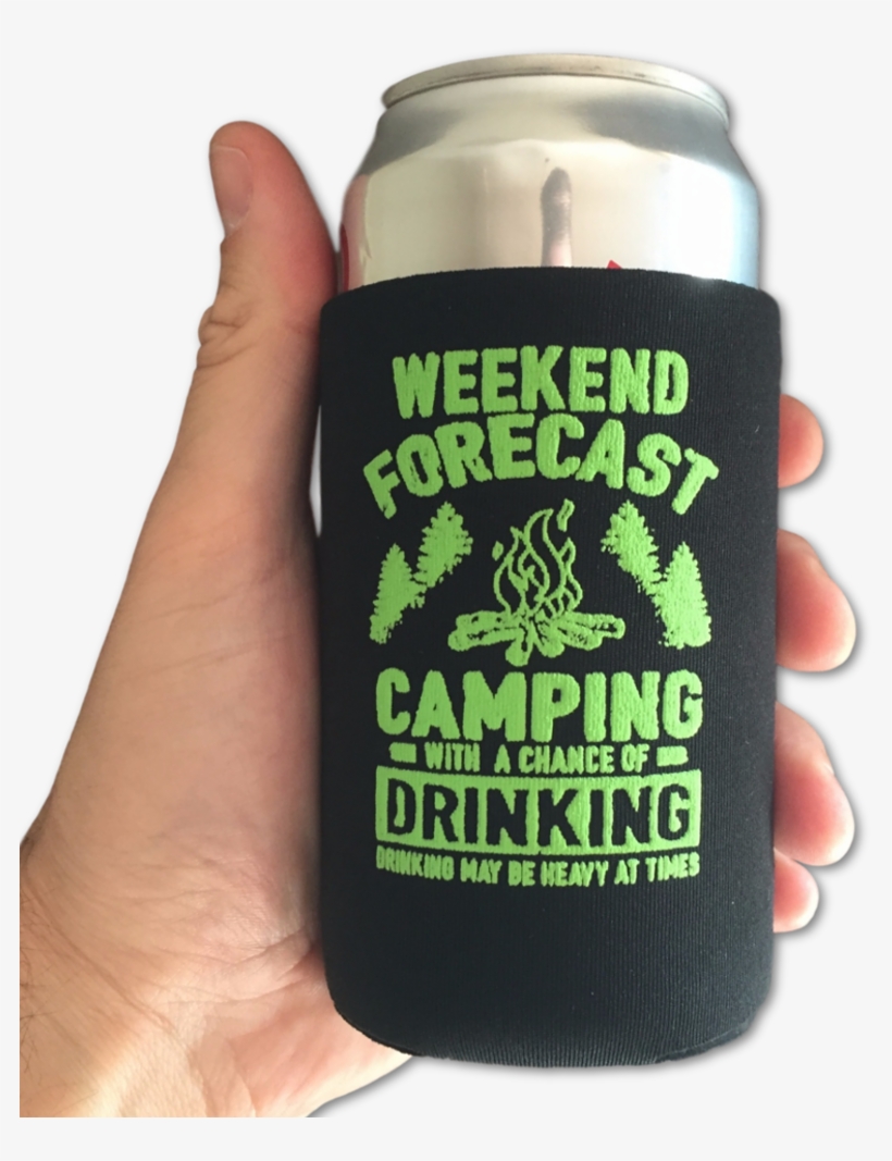 Camping With A Chance Of Drinking - Beer Bottle, transparent png