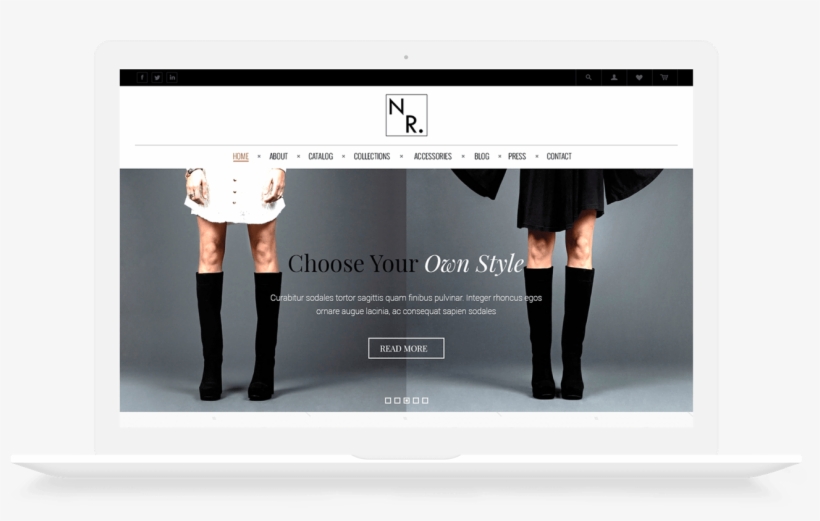 Sample Web Design - Knee-high Boot, transparent png