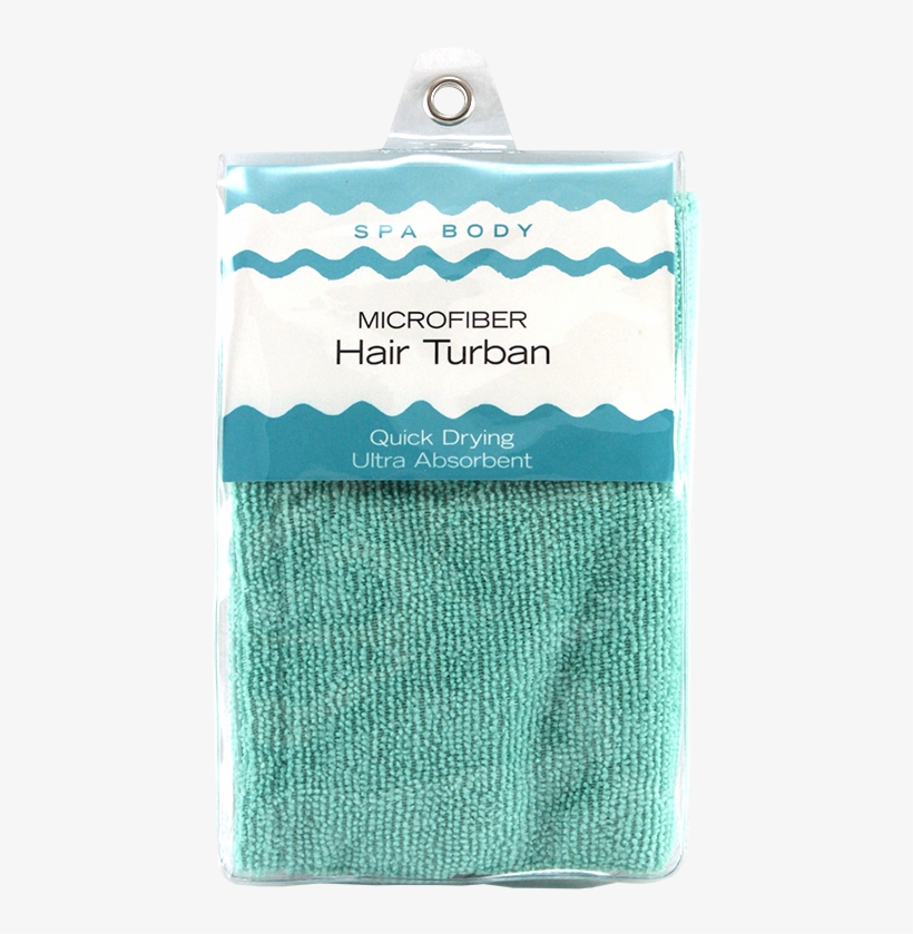 Spa Body Micro Fiber Fast Dry Hair Turban - Knitting, transparent png