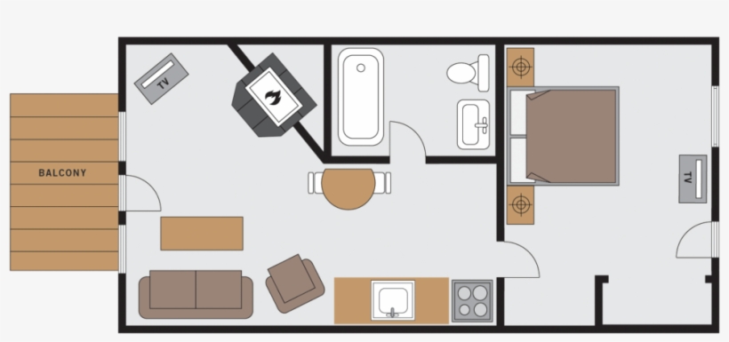 Fairview Suite - Floor Plan, transparent png