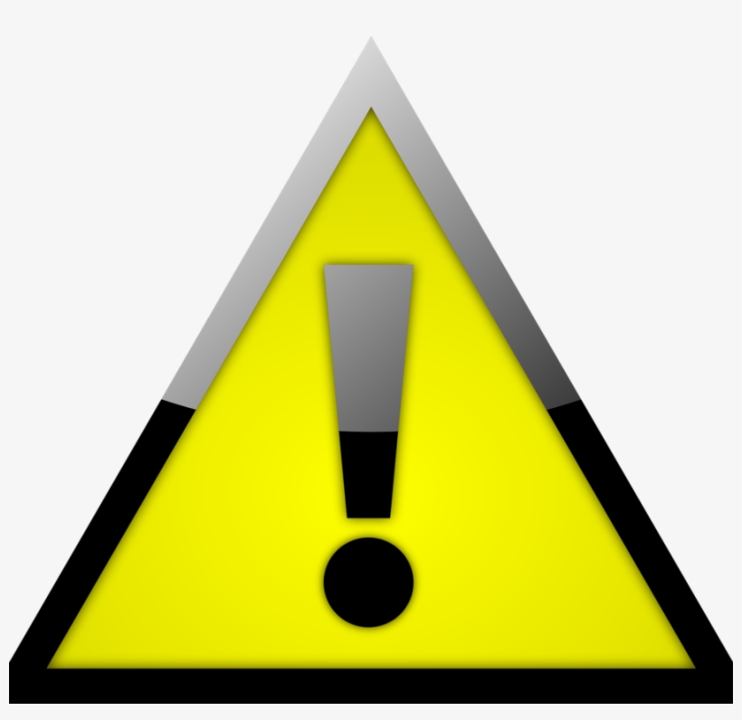 Dangerous Things That Can Happen With Plumbing - Yellow And Black Warning Sign, transparent png