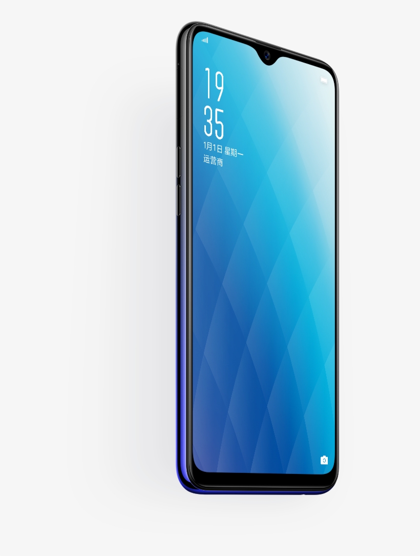 Oppo A7 New Model, transparent png
