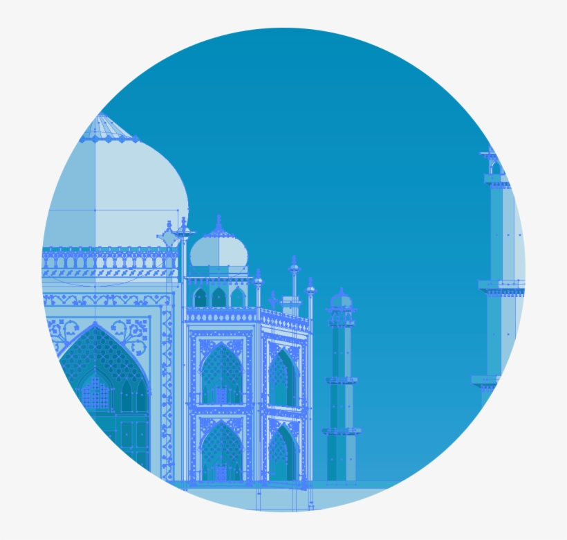 Taj Mahal - Mosque, transparent png