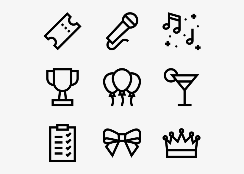 Download Transparent Events - Web Design Line Icon - PNGkit